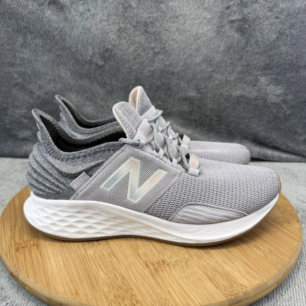 New Balance Fresh Foam Roav Shoes Womens Size 8.5 Gray Knit Sneakers WROAVTP